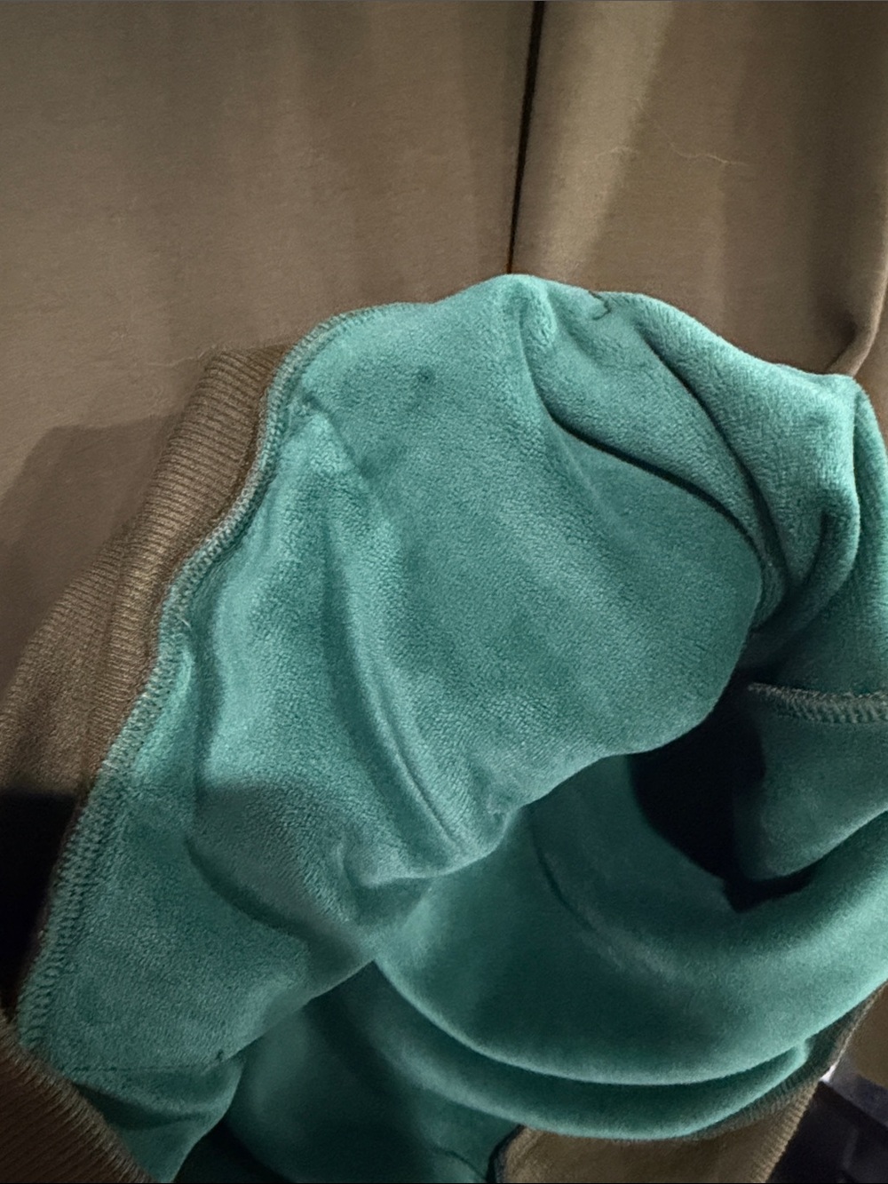 ZYIA Olive Double Snap Hoodie Pullover - Picture 8 of 8